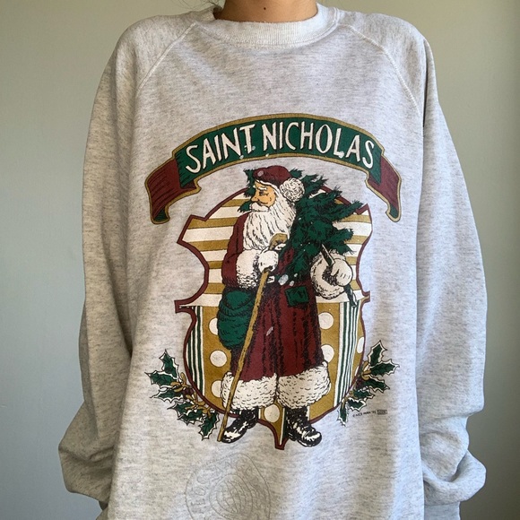 Lee Other - Vintage LEE Christmas Saint Nicholas Sweater